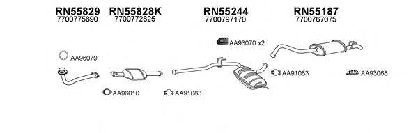 Система выпуска ОГ VENEPORTE 550514