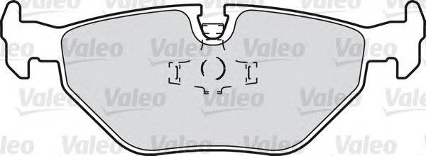 Комплект тормозных колодок, дисковый тормоз VALEO 540405