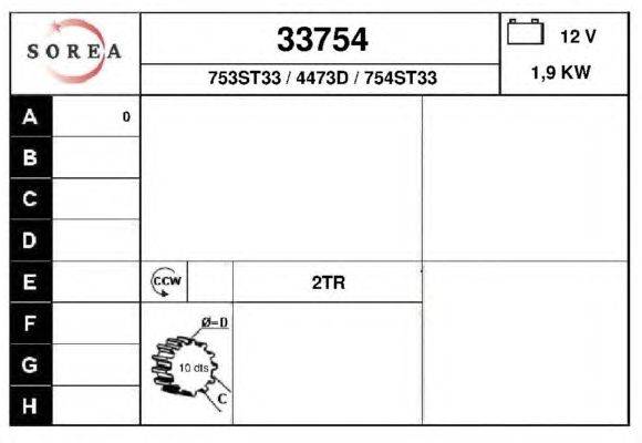 Стартер EAI 33754