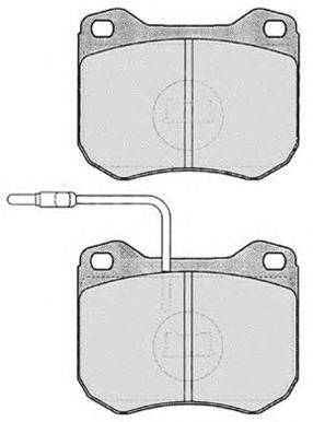 Комплект тормозных колодок, дисковый тормоз RAICAM 20455