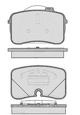 Комплект тормозных колодок, дисковый тормоз RAICAM 1.573.0