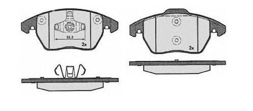 Комплект тормозных колодок, дисковый тормоз RAICAM 19190
