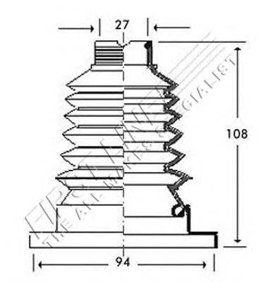 Пыльник, приводной вал FIRST LINE FCB2788