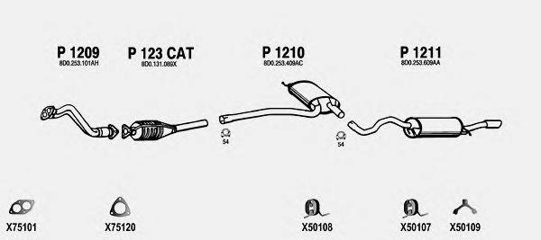 Система выпуска ОГ FENNO AU203