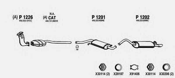 Система выпуска ОГ FENNO AU208