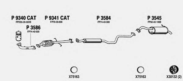 Система выпуска ОГ FENNO MA405