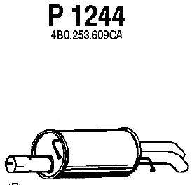 Глушитель выхлопных газов конечный MTS 96880