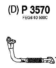 Труба выхлопного газа FENNO 3570