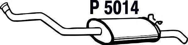 Глушитель выхлопных газов конечный FENNO P5014