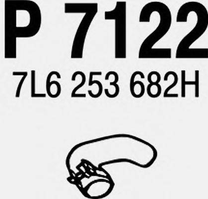 Труба выхлопного газа FENNO 7122
