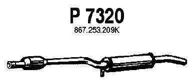 Средний глушитель выхлопных газов FENNO P7320