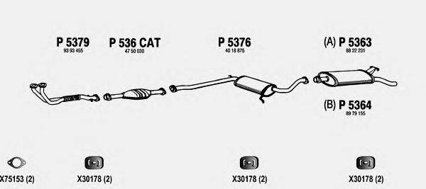 Система выпуска ОГ FENNO SA204
