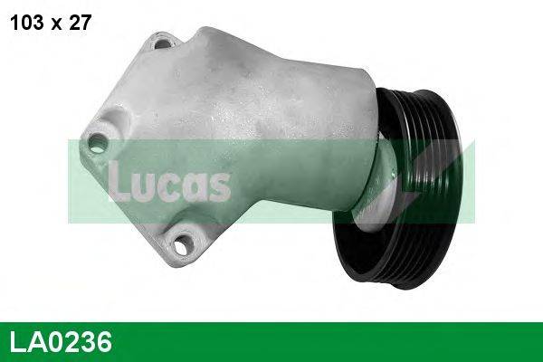 Натяжной ролик, поликлиновой  ремень LUCAS ENGINE DRIVE LA0236