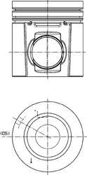 Поршень KOLBENSCHMIDT 127038