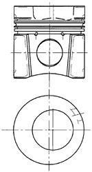 Поршень KOLBENSCHMIDT 91075600