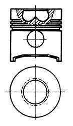 Поршень KOLBENSCHMIDT 92628600