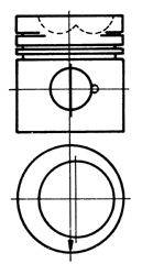 Поршень KOLBENSCHMIDT 93288600