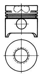 Поршень KOLBENSCHMIDT 93311600
