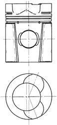 Поршень KOLBENSCHMIDT 94457600