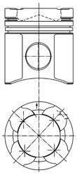 Поршень KOLBENSCHMIDT 94850600