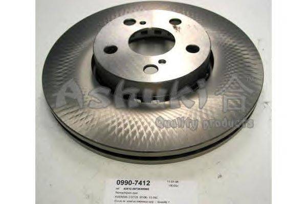 Тормозной диск ASHUKI 0990-7412