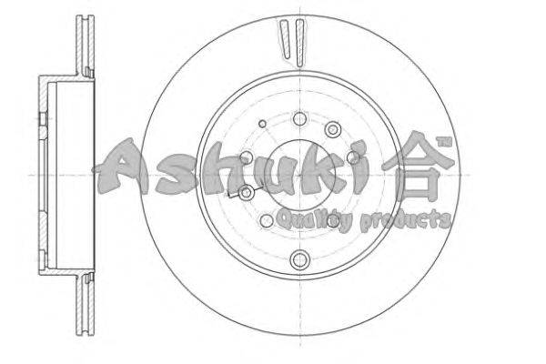 Тормозной диск ASHUKI 0993-4303