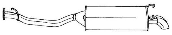 Глушитель выхлопных газов конечный SIGAM 65654