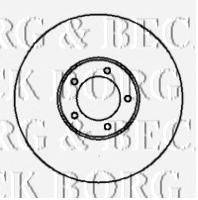 Тормозной диск BORG & BECK BBD4276