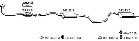 Система выпуска ОГ ERNST 030138