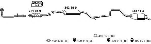 Система выпуска ОГ ERNST 030243