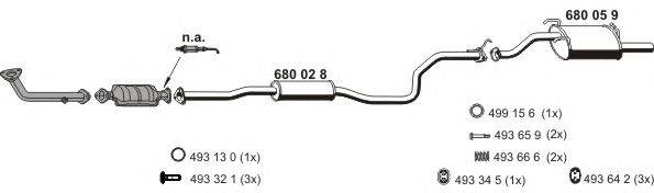 Система выпуска ОГ ERNST 140087