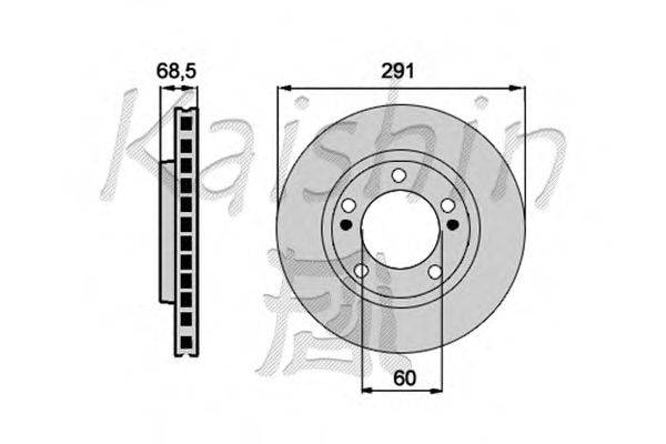 Тормозной диск KAISHIN CBR171