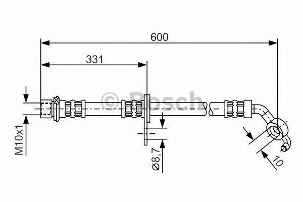 Тормозной шланг CF GOMMA 512459