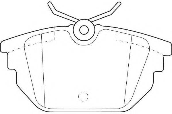 Комплект тормозных колодок, дисковый тормоз WAGNER WBP23177A