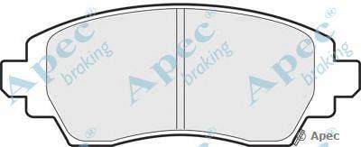 Комплект тормозных колодок, дисковый тормоз APEC braking PAD1137