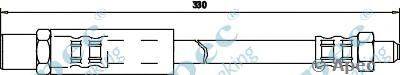Тормозной шланг APEC braking HOS3111