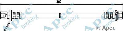 Тормозной шланг APEC braking HOS3547