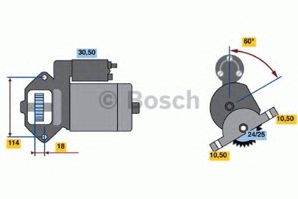 Стартер BOSCH 0 986 012 921