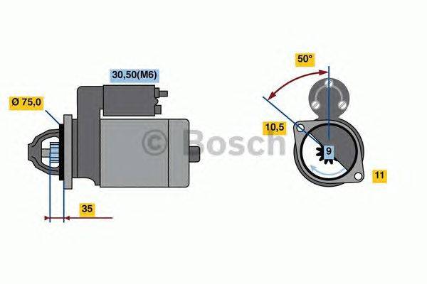 Стартер BOSCH 2364