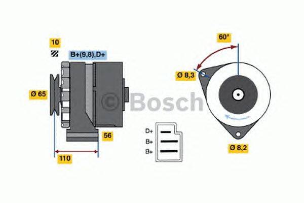 Генератор BOSCH 3117