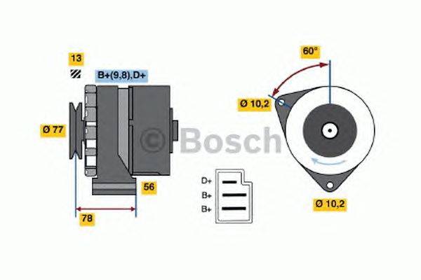 Генератор BOSCH 3143