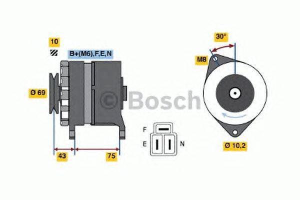 Генератор BOSCH 3342