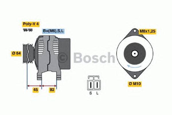 Генератор BOSCH 3828