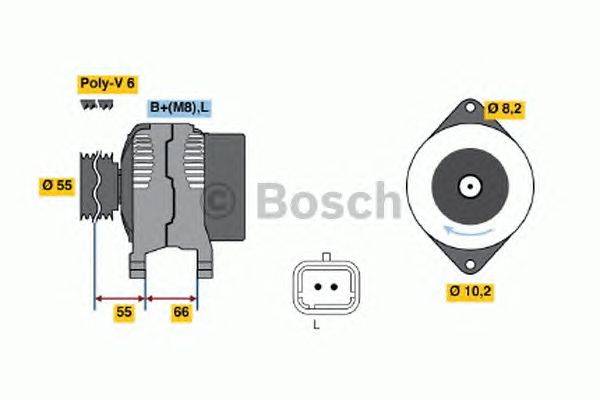 Генератор BOSCH 0986042191