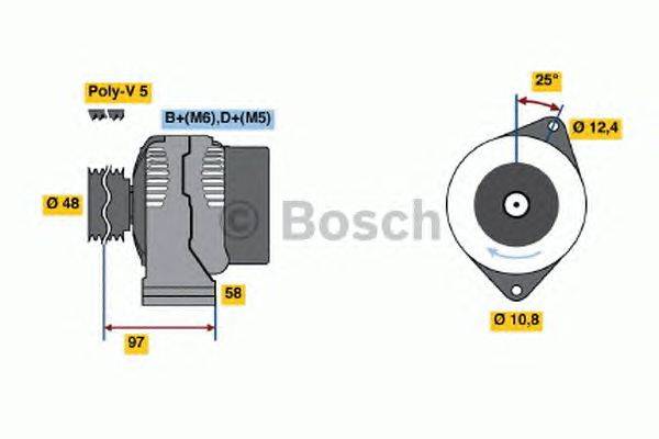 Генератор BOSCH 4462