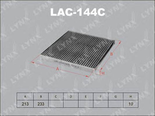 Фильтр, воздух во внутренном пространстве LYNXauto LAC-144C