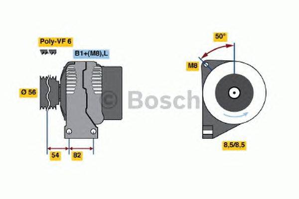 Генератор BOSCH 4750