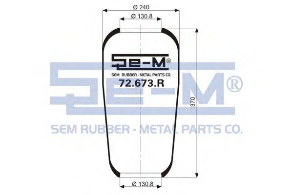 Кожух пневматической рессоры MAGIRUS-DEUTZ 0249 1566