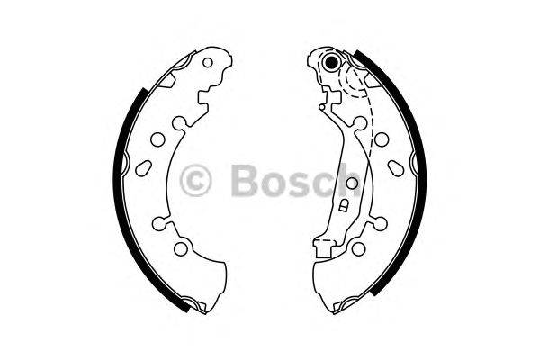 Комплект тормозных колодок BOSCH 0 986 487 759