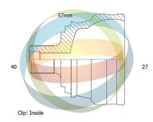 Шарнирный комплект, приводной вал ODM-MULTIPARTS 12-271607